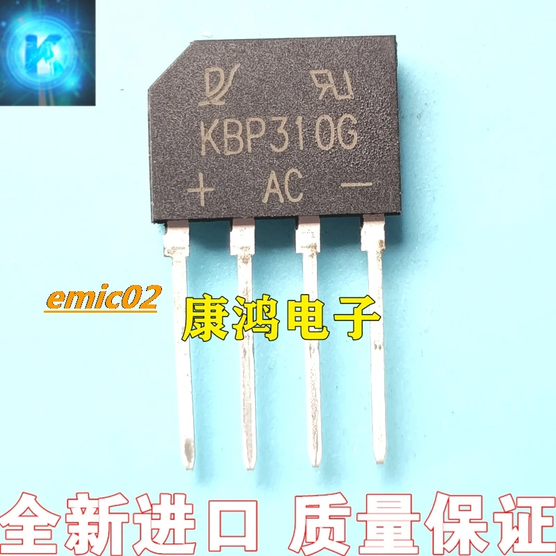 20 шт. оригинальный запас 3A/1000V KBP310 + KBP310G DIP4