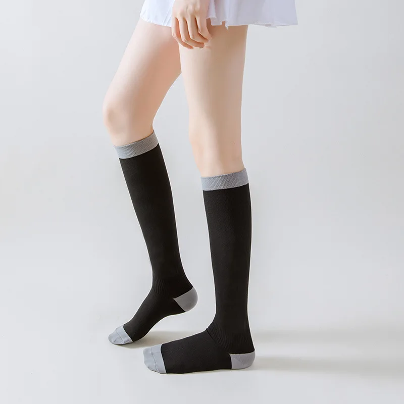 Hold Thin Sports Socks Compression Compression Stockings Female Exercise The Muscle Fitness High Muscle Run Jump Rope Jump