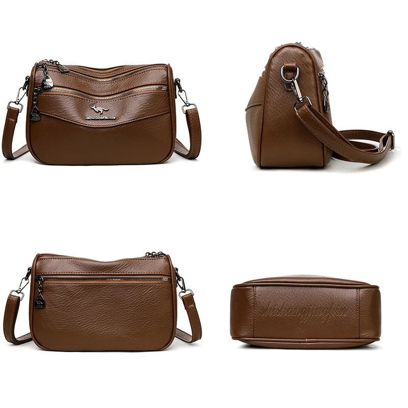 Высококачественные однотонные кошельки сумки на плечо роскошные женские через