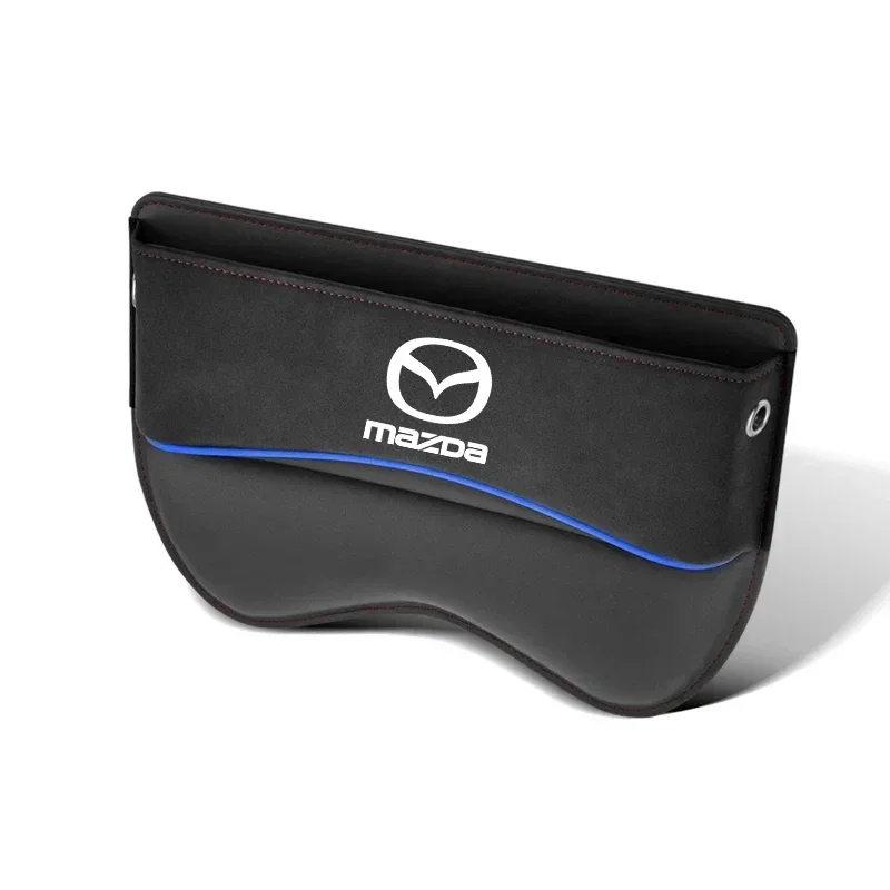 

Для Mazda CX3 CX5 CX30 BT50 Skyactiv Premacy Demio cx8 cx9 mx5 органайзер для автомобильных сидений кожаный щелевой инструмент для хранения коробка аксессуары