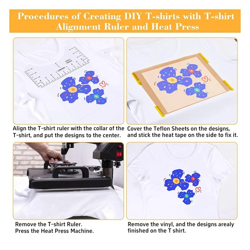 18 шт. сублимационные аксессуары линейка для футболок инструмент выравнивания