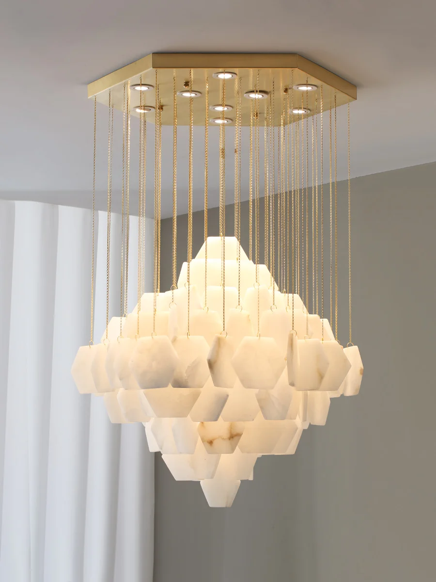 Легкая роскошная импортная мраморная вилла дуплекс большая гостиничная