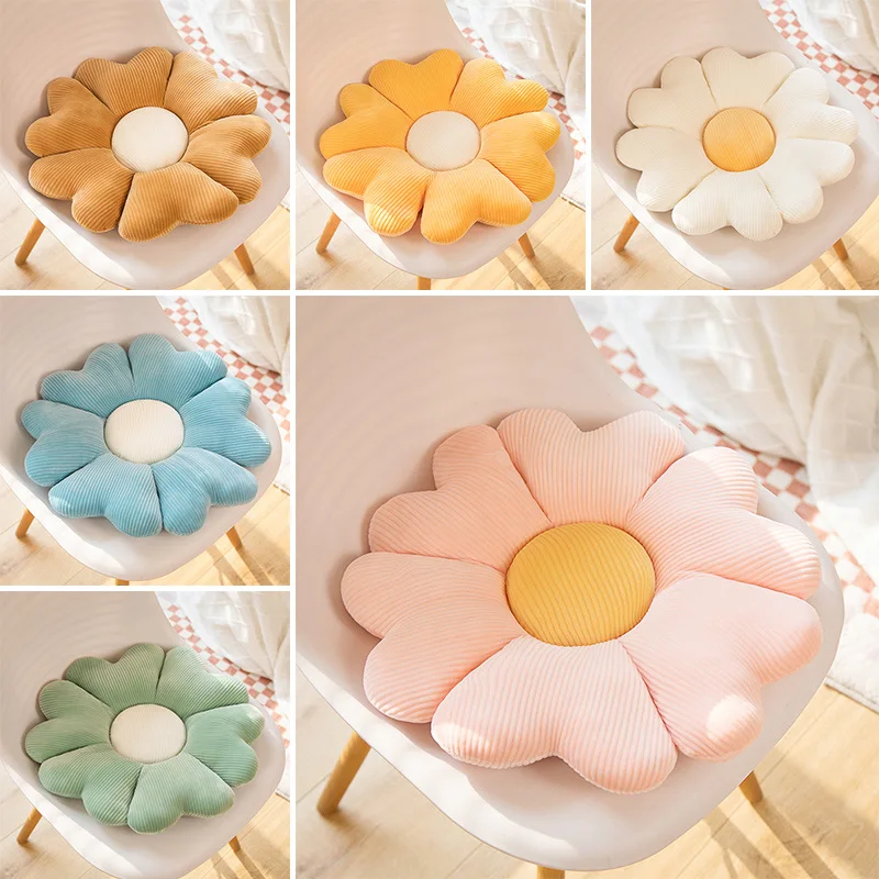 

30/45/65CM INS Simulation Flower Plush Toy Throw Pillow Soft Stuffed Toys Cushion Kawaii Gift for Girls Children Kids Home Decor