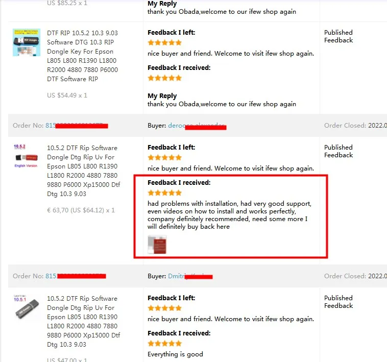 Dtf Rip Software Dongle Usb Key 10.5.2 10.3 10.5 Printer Uv Rip For Epson L805 L800 R1390 L1800 R2000 4880 7880 P6000 Rollprint