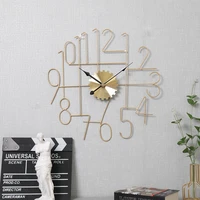 zgxtm nordic light luxury roman numeral wall clock home living room decoration clock gold mute simple wall clock