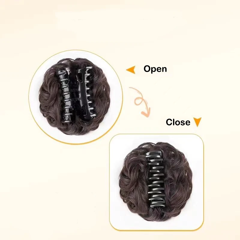 Синтетические Заколки Для Волос Sunslymei Shinyon Вьющиеся Грязный Хвост Наращивание