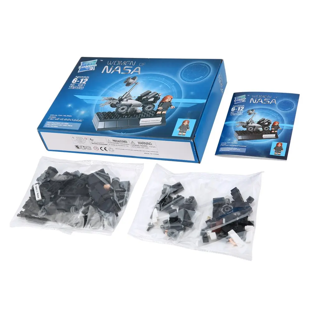 

ZUANMA Space Building Blocks Toy Bricks Kit Assembly Box Compatible with Building Blocks Gift for Children