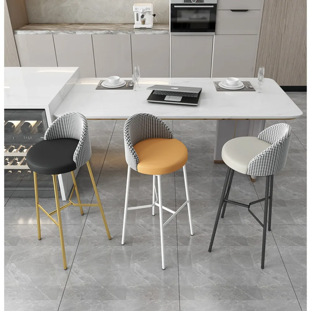 Барная мебель стулья для кухни эргономичный стул дома среднего века высокий