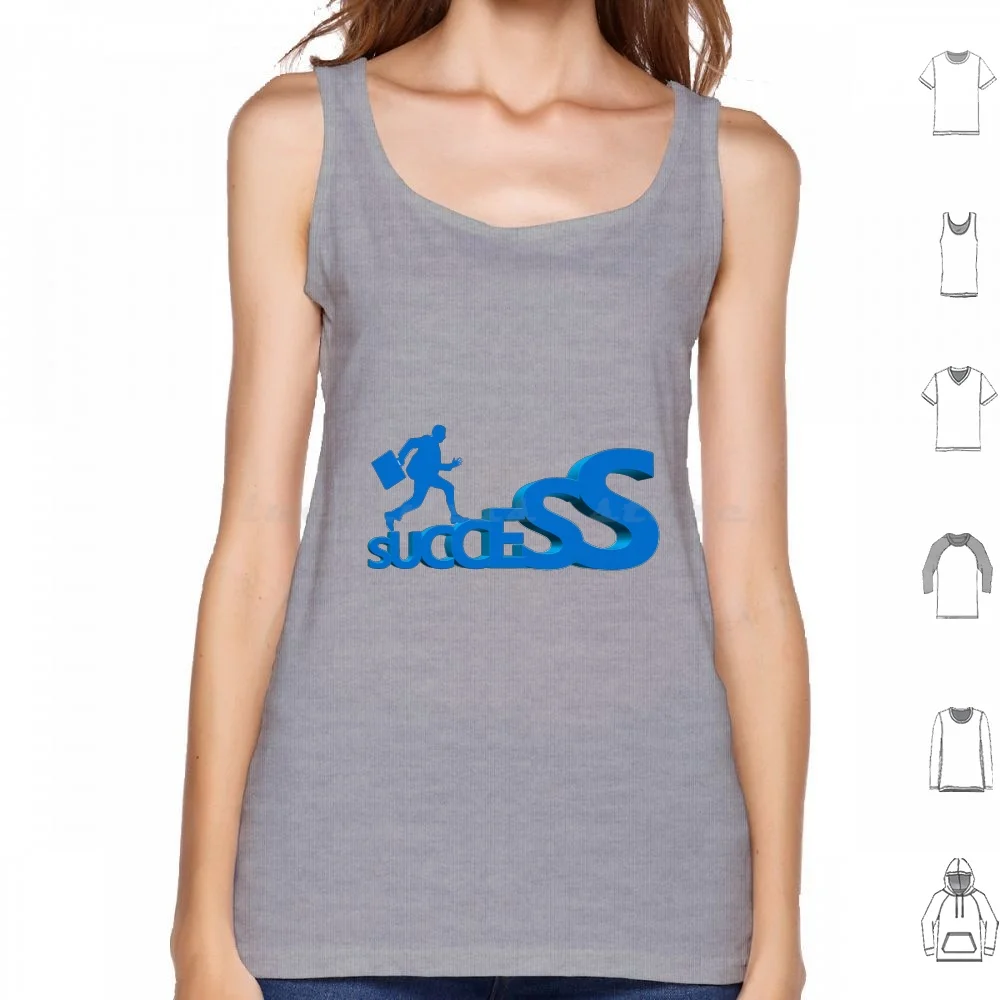 

Success Named Tank Tops Vest Sleeveless Success Win Logo