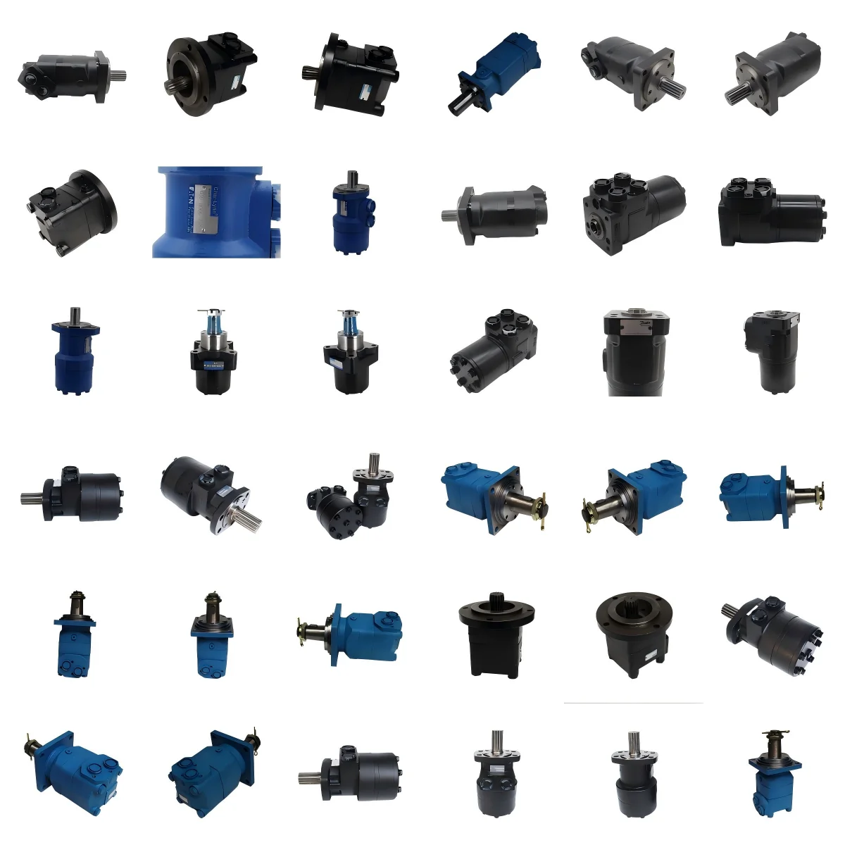 Фото Гидравлический орбитальный мотор Parker BMR 80, BMR 100, BMR 160, BMRS 125, BMSY 200 из чугуна для конвейерных лебедок и вращающегося оборудования. №2