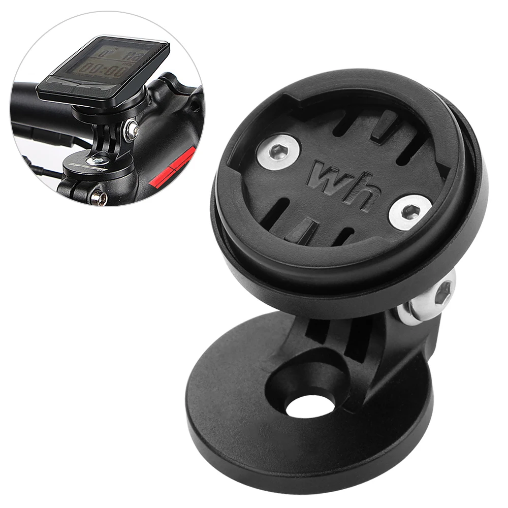 

Bicycle Computers Adjustable Cycling Stem Top Cap Mount Holder Bike Accessories with 4 Adapters For Garmin Bryton Cateye Wahoo