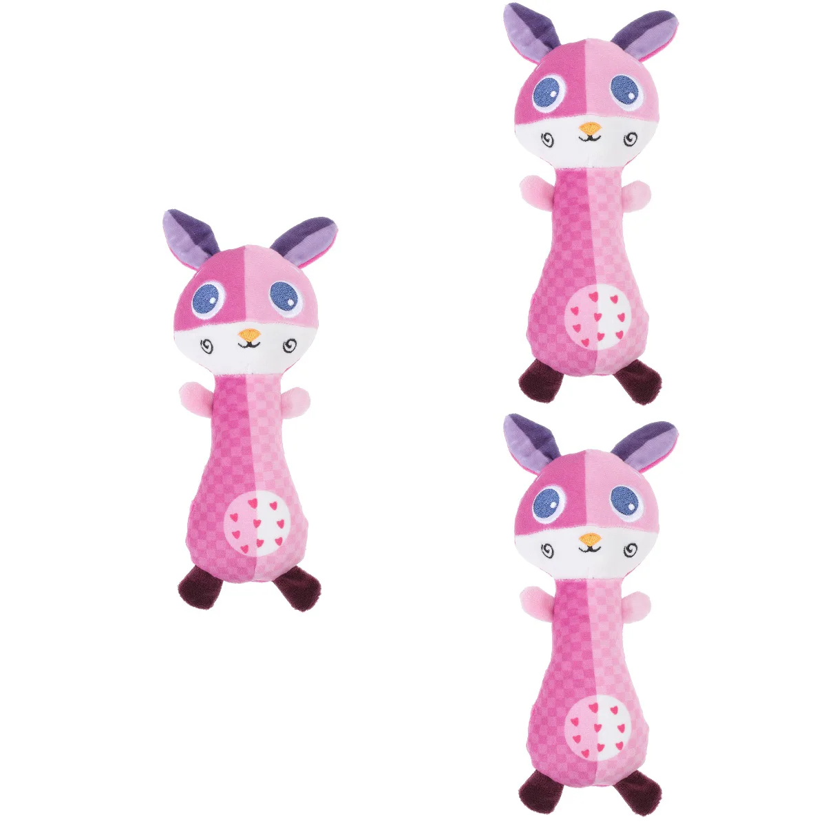 

3 pcs Baby Early Education Pacifier Hand Cranking Lovely Shape Baby Plaything