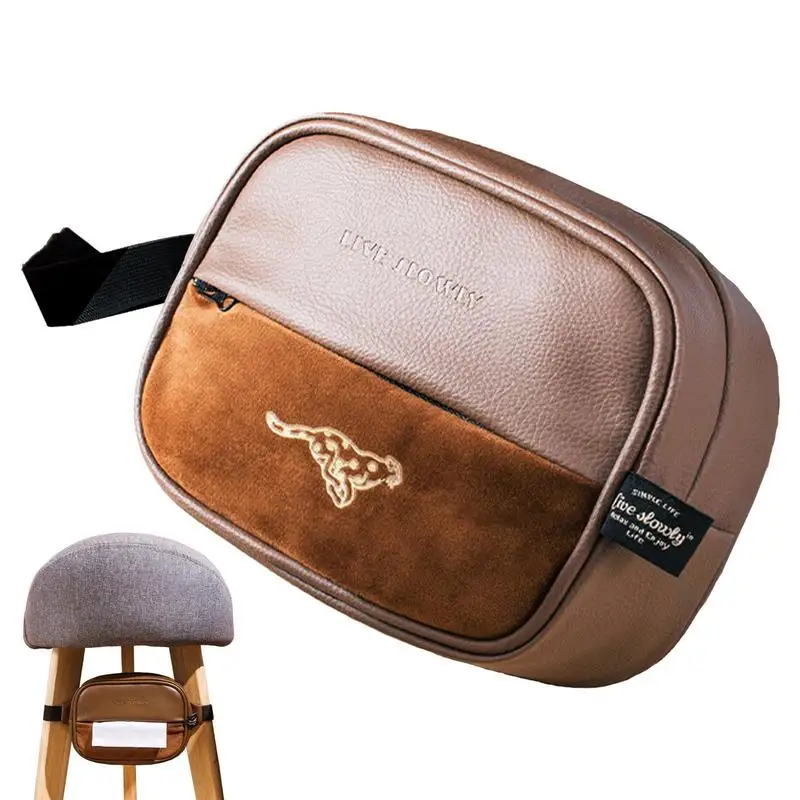 

Tissue Holder Box Household Tissue Dispenser Holder PU Leather Portable Tissue Bag For Nightstands Countertops Side Tables