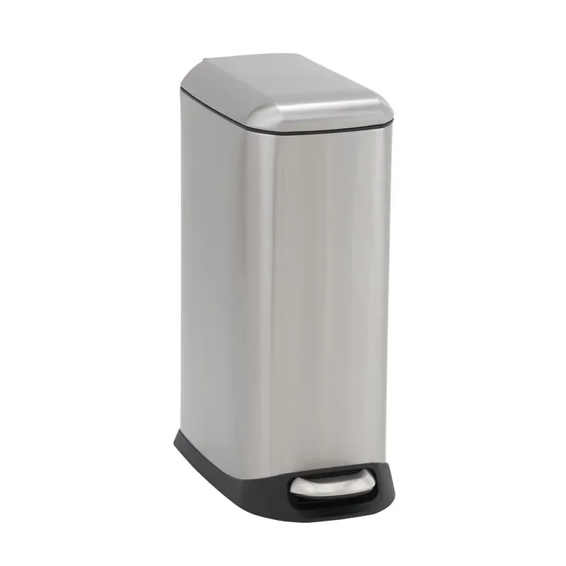 

Stunningly Beautiful, Durable 5 Gallon Small Stainless Steel Step On Trash Can with Removable Inner Bucket