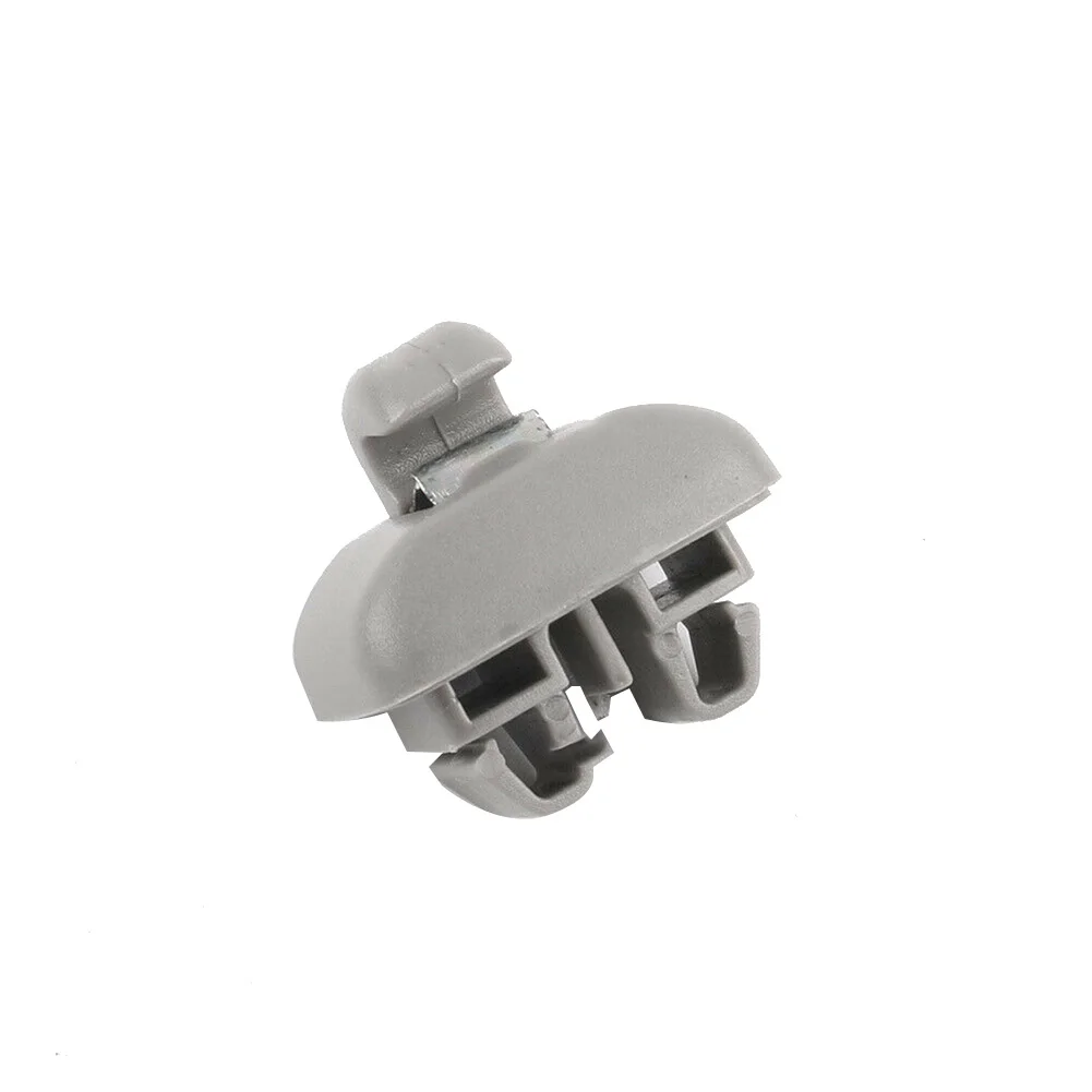 

2Pcs Sun Visor Clip Hook Retainer Gray 4B0857562 Interior Accessories For TT A6 S6 2001-05 Sun Visor Clip Reliable Installation