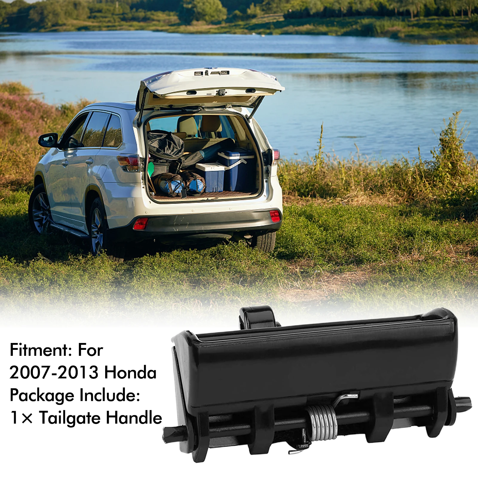 

Liftgate Tailgate Hatch-Handle Trunk Handle 74810-S6A-003 Fit For 2007-2013 Honda 74810-S6A-003