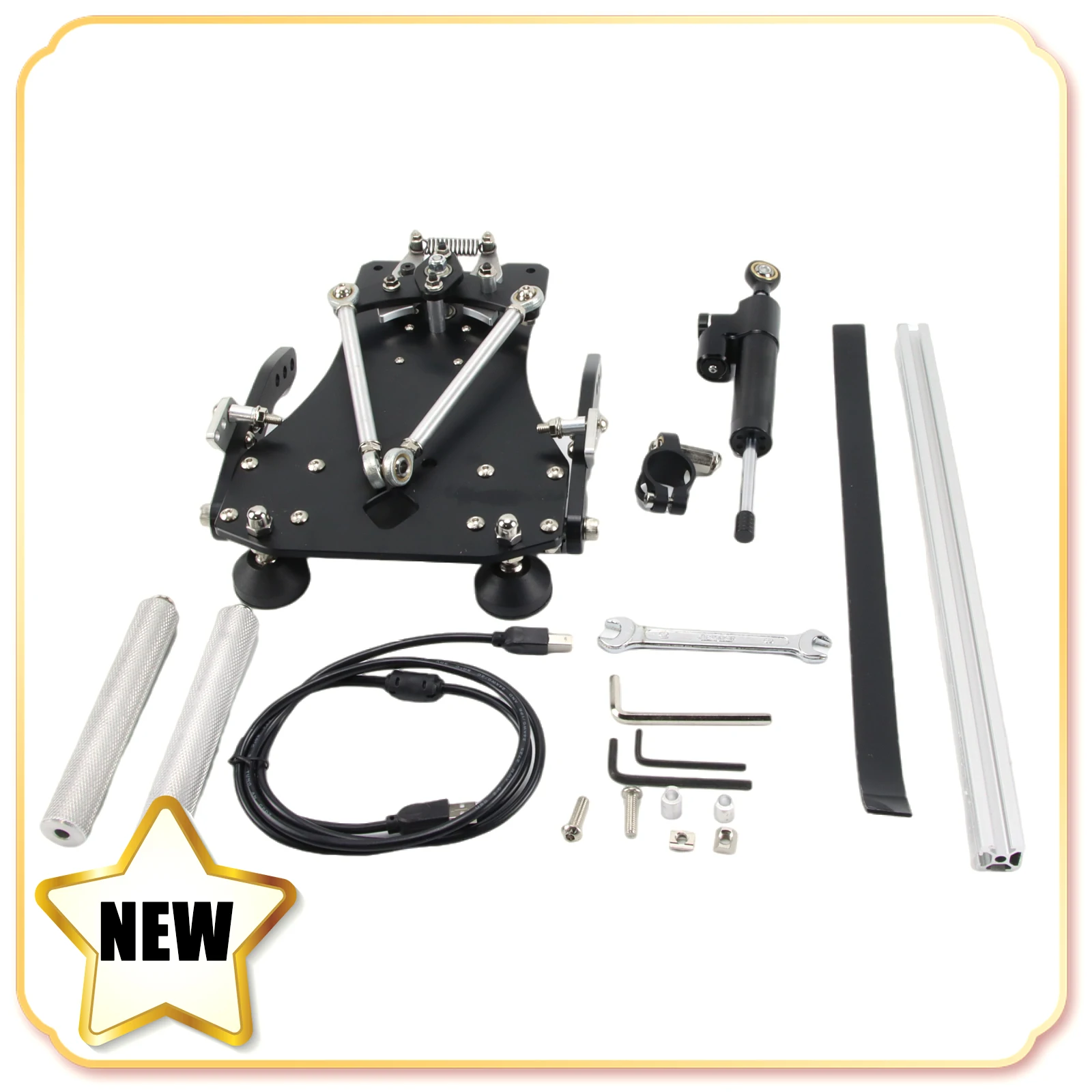 Полностью Металлическая летная сим-карта, задняя панель, фальцефон, металлический датчик Холла dcs wt ka50 mi8 uh1 fsx p3d, USB, проводной, алюминиевый, без драйверов