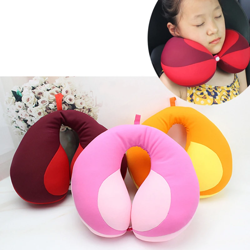 

Pillow Kids Newbron Travel Neck Pillow U-Shape For Car Headrest Air Cushion Child Car Seat Head Support Infant Baby