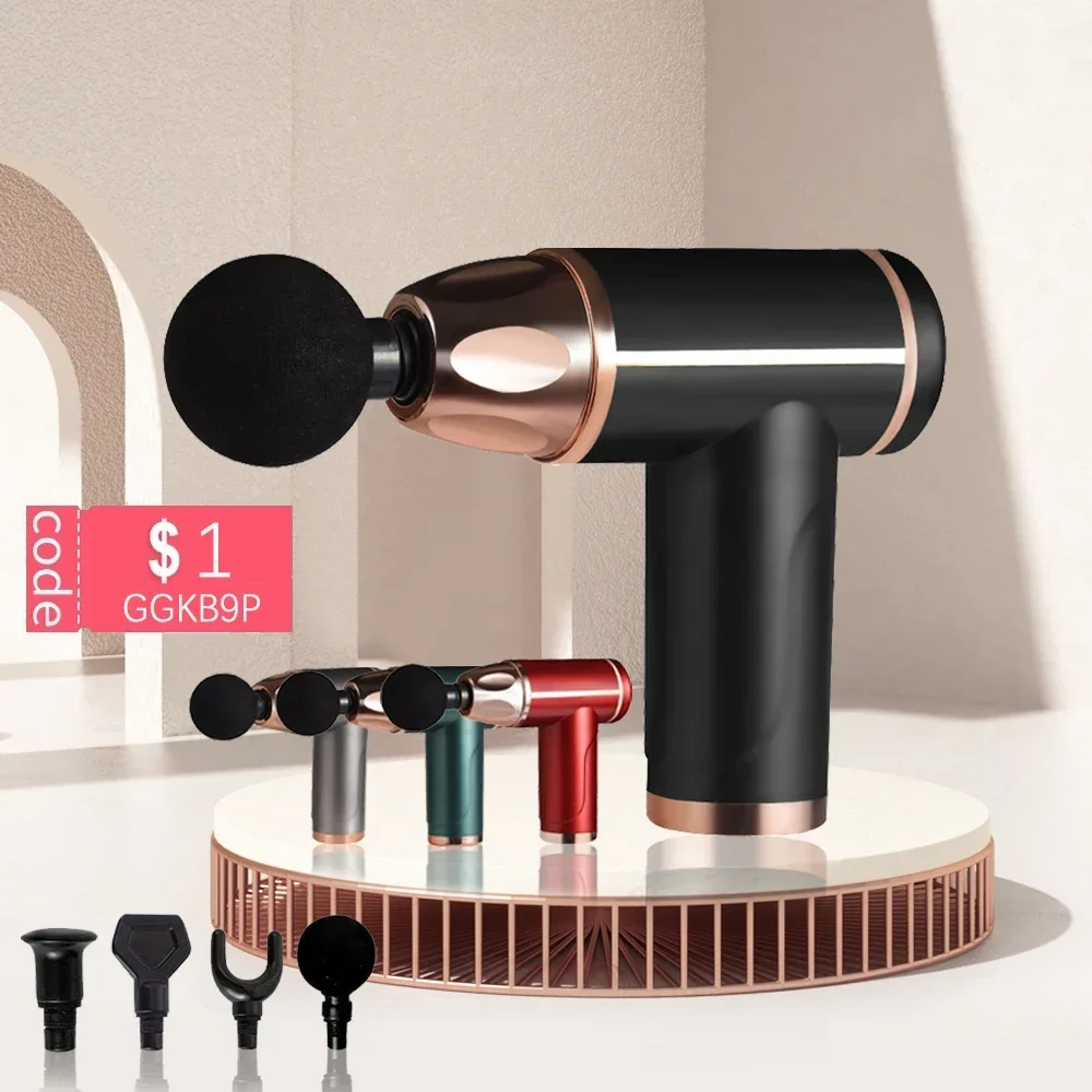 

High Frequency Massage Gun Muscle Relax Body Relaxation Electric Massager Therapy Gun For Fitness Leg Massager