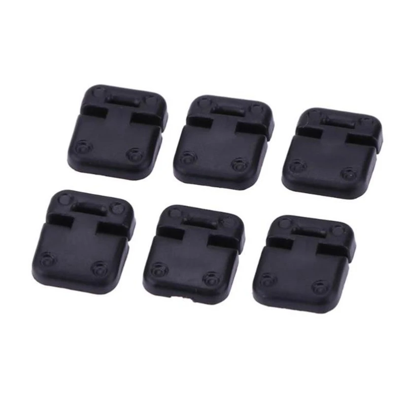 

6PCS Black Plastic Car Door Hinge for 1:10 RC Crawler Traxxas TRX-4 TRX4 RC Car Door Hinges