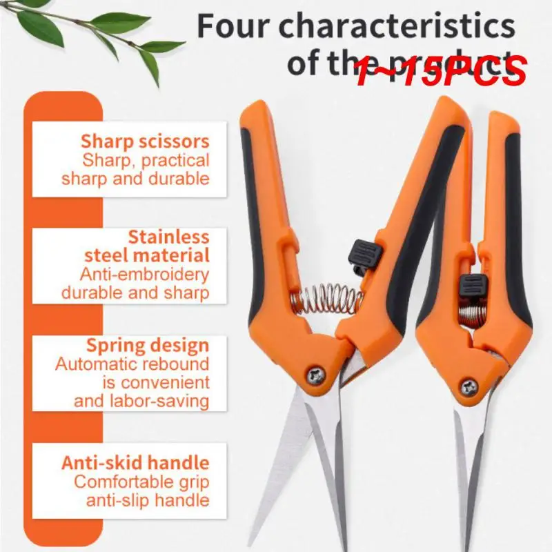 

1~15PCS Garden Tools Secateurs Bonsai Shears Metal Gardening Scissor Pruning Tool Hand Cutter Fruit Picking Weed Household