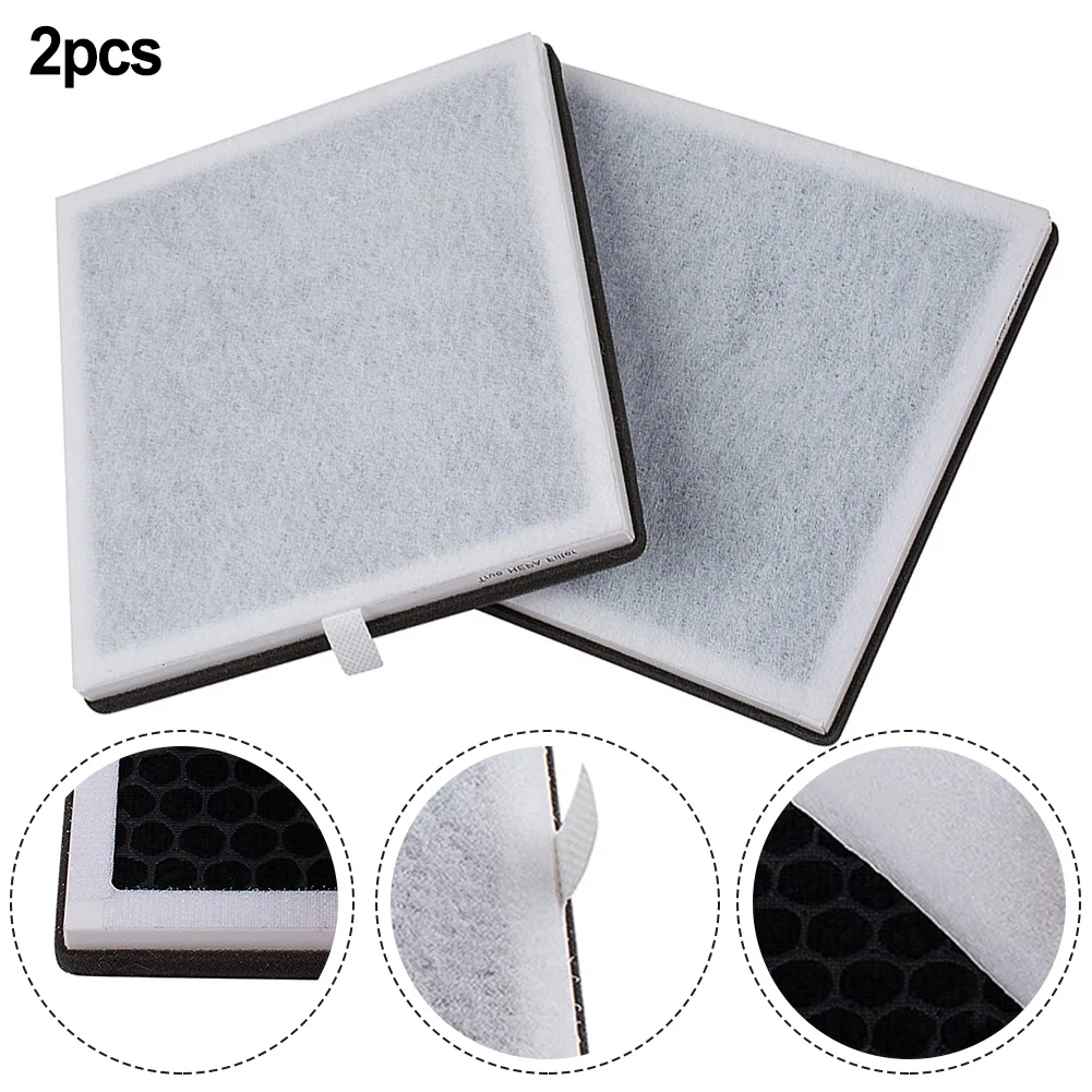 

2Pcs Brand New Filter Filters Activated Carbon Filter Filter H13 Grade True Filter Hardware Pre-Filter Replacement