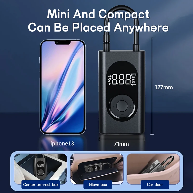 2024 популярный портативный автомобильный мотоциклетный велосипедный воздушный