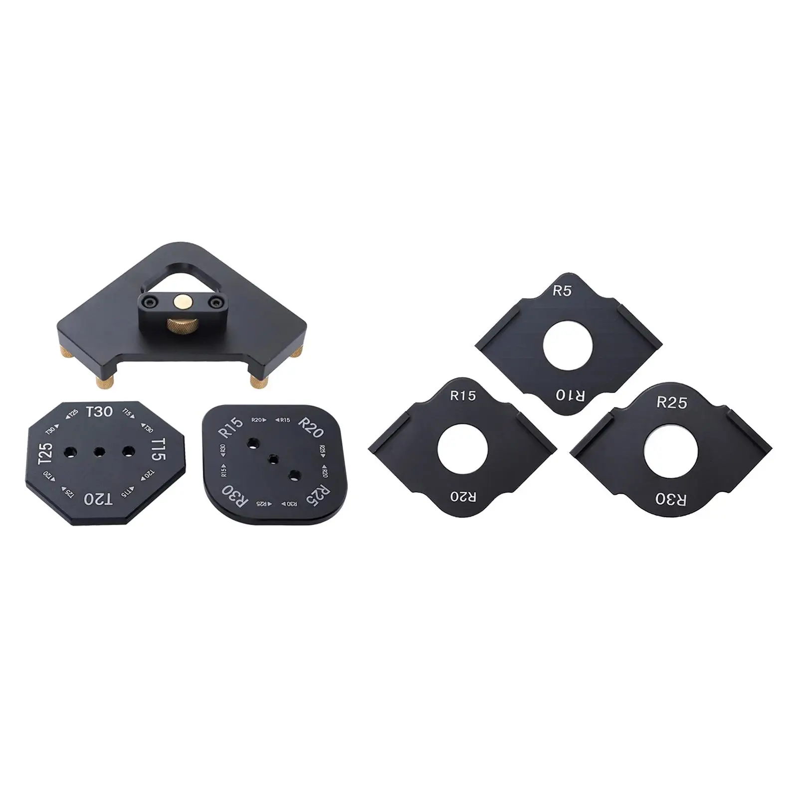 

Round Corner Radius Jigs Template Woodworking Routers Trimmer for Routing Rounded Bit Cutting Table Worktop Wood Tool Trimming