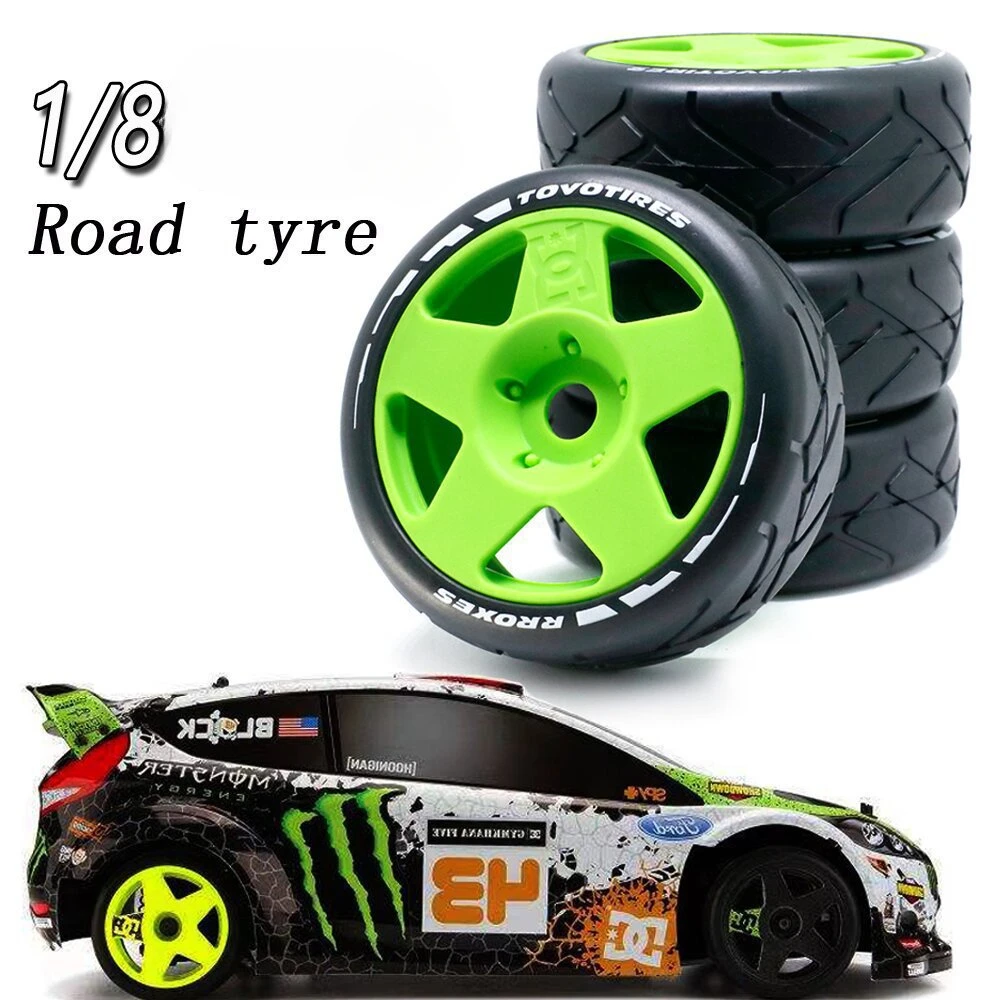 105 мм 1/8 RC Off-Road Багги Шины Колесо 17 Шестигранное для ARRMA Traxxas Redcat Team Losi Kyosho VRX HPI WR8 HSP