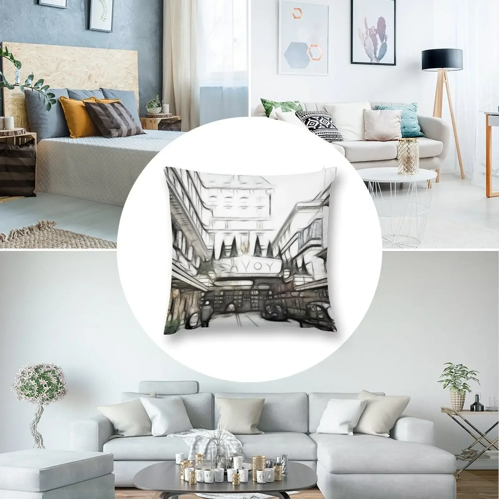 Подушка Savoy Hotel 2 рождественские наволочки роскошные чехлы для подушек новогодняя