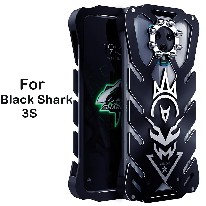 

New Metal Steel MachineryHeavy Duty Armor For Xiaomi Black Shark 3 3S Full Coque For Black Shark 3 CASE Cover