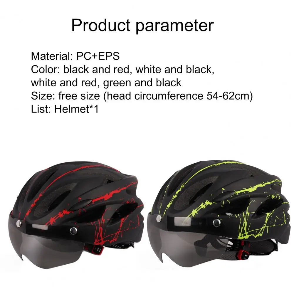 Ультралегкий велосипедный шлем унисекс с очками для велоспорта взрослых