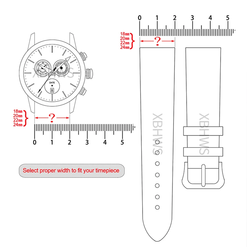 Фото Ремешок сменный из мягкого нейлона для часов Omega/Rolex/Seiko, 18/20/22/24 мм №5