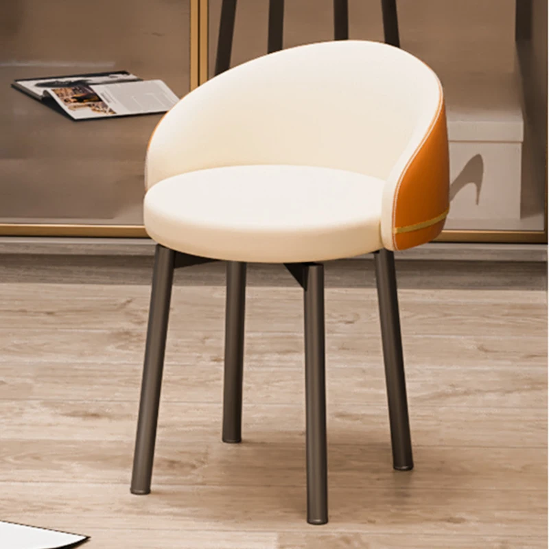 

Advanced Dining Office Chairs Adult Design Luxury Leather Chair Modern Bedroom Sillas De Comedor Kitchen Furniture SGQ40XP