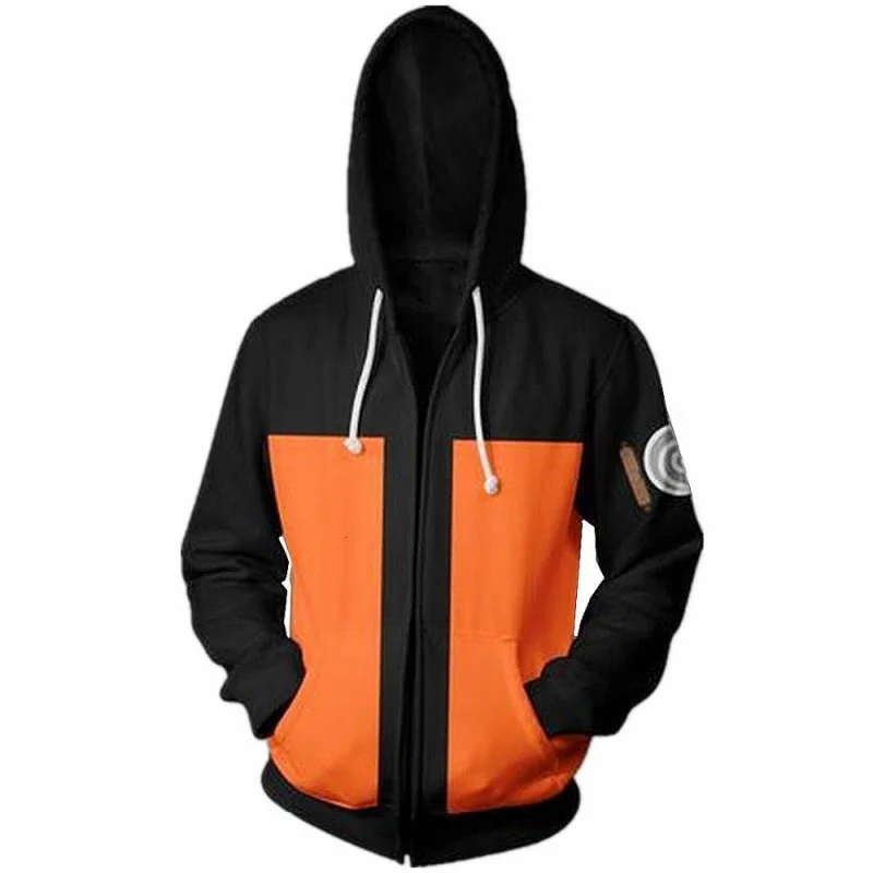 

Anime Zipper Autumn Hoodies Men Women Cosplay akatsuki Hoodie 3D Print Hooded Coat Sweatshirts Street Casual Hoodies Man