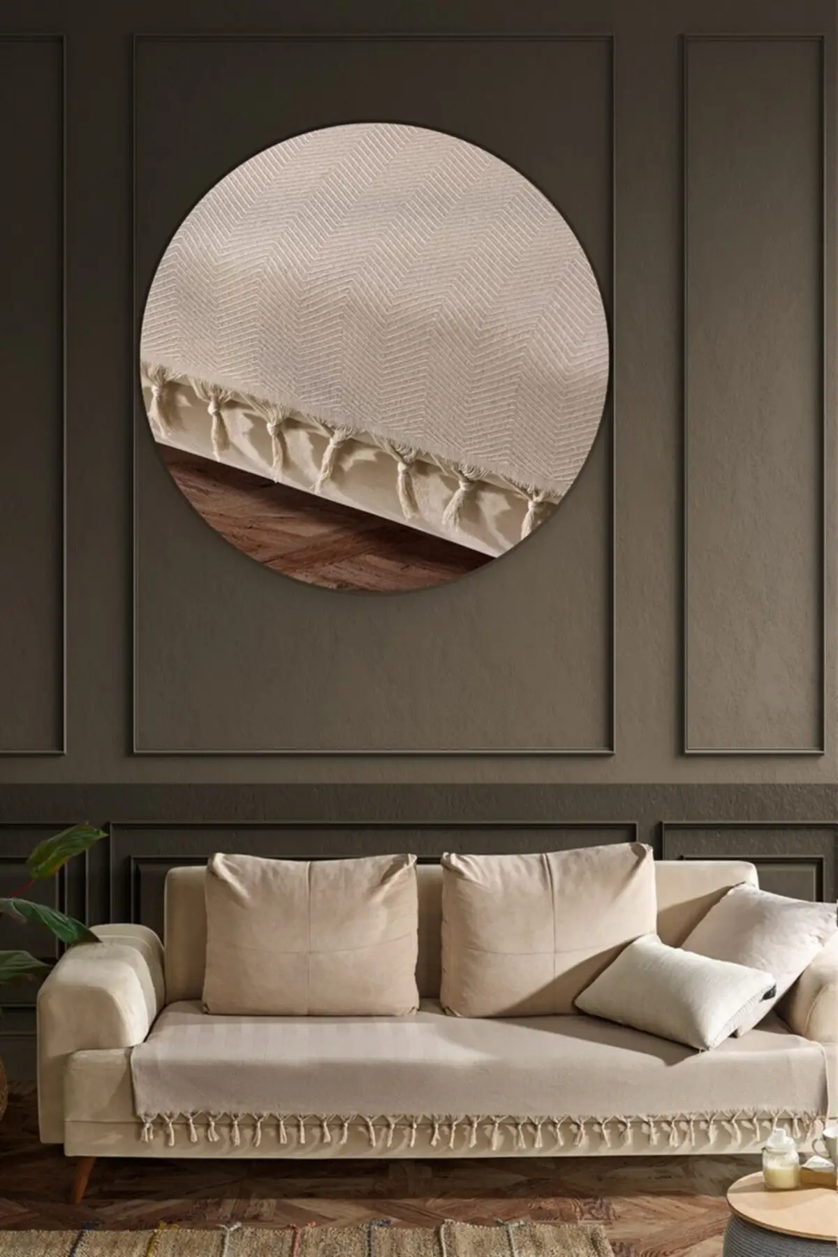 

Asian Seat Cover 115x200 cm Cotton 115x201 Beige Salon Textile Home & Furniture