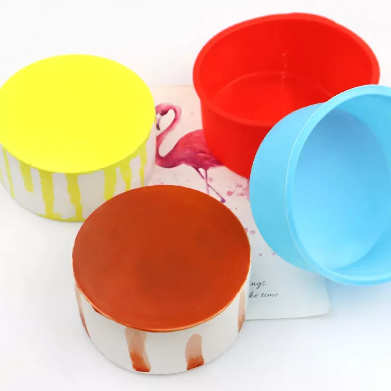 

2022New Round Silicone Cake Mold Round Ring Decoration Mold Baking Mold 4-inch Mousse Baking Pan