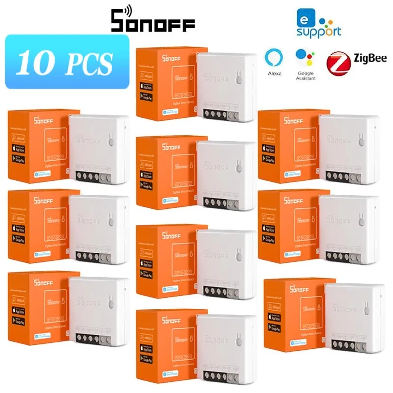 

SONOFF Zigbee ZBMINI DIY Smart Switch Relay Breaker Module MINI Two/ 2 Way Switch APP Control Light Swithes For Smart Home
