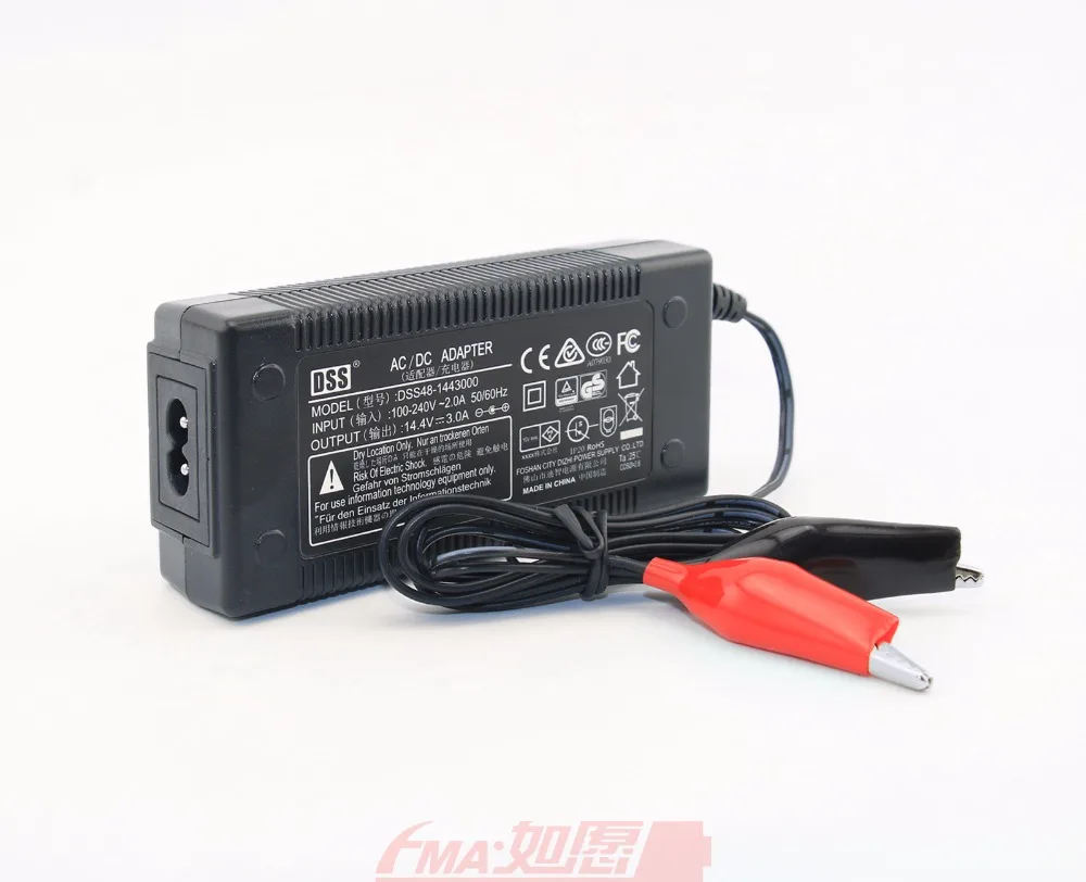 Умное зарядное устройство 14 4 В 3 А для свинцово-кислотных аккумуляторов 12 с