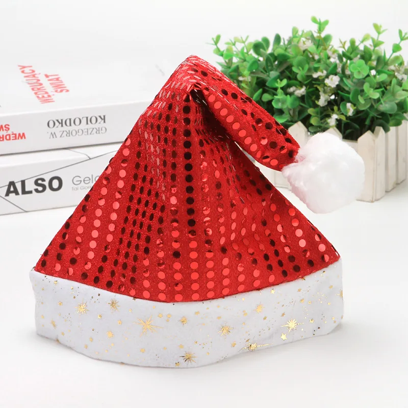 

Шапка с красными пайетками для вечерние и взрослых, 20 шт.