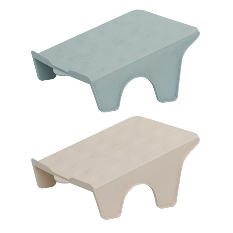 

4Pcs Shoe Rack Double Layer Storage Shelf Multifunction Organization for Bathroom Living Room Entrance