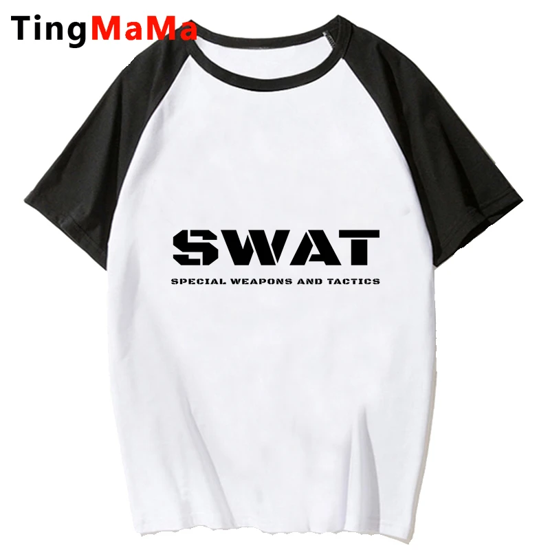 

Swat t shirt clothes women kawaii print harajuku kawaii couple clothes t-shirt harajuku white t shirt