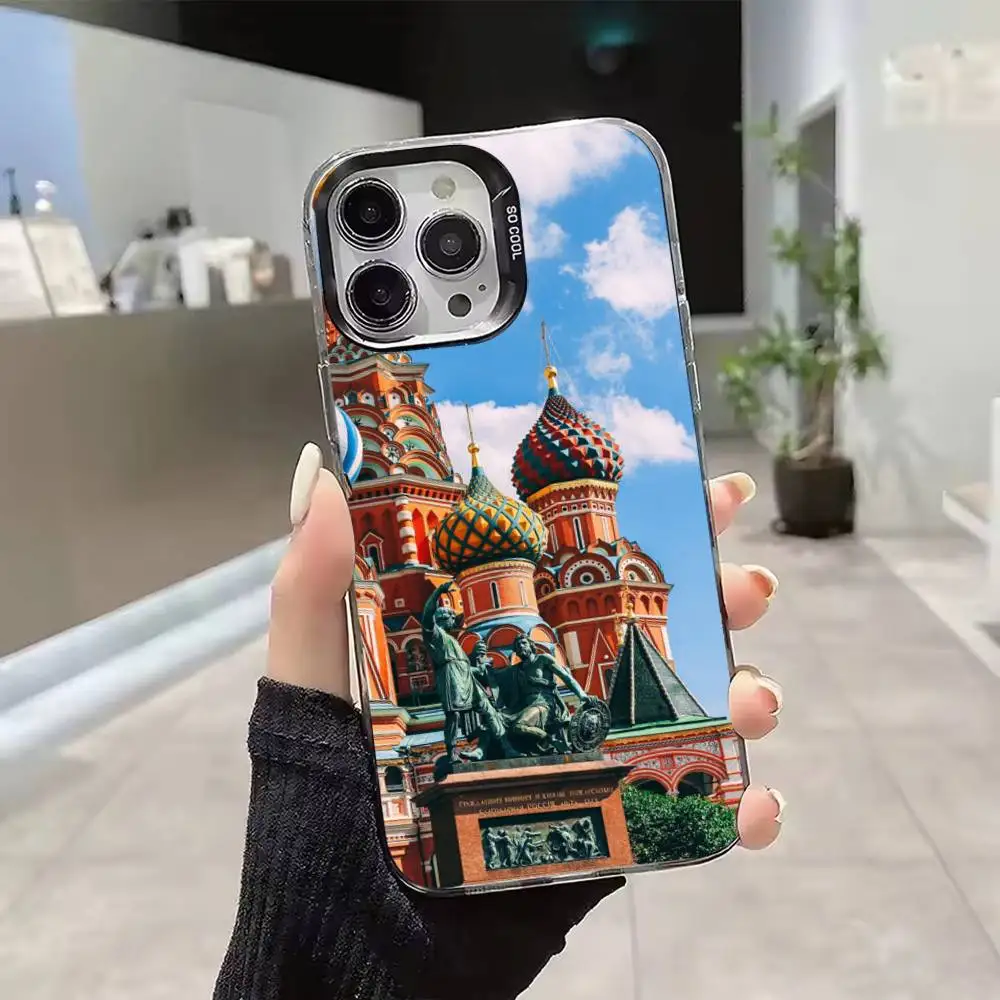Фото Кремлёвский серебристо-серый мягкий защитный чехол подходит для iPhone 11, 12, 13, 14, 15, 16, 17 Pro Max Plus Air Mini. №4