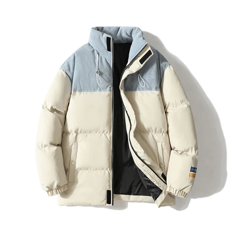 2022 Autumn And Winter New Korean Style Oversized Parka Men's Thickened And Velvet Parka Warm Jacket M-8XL Cotton Down Jackets