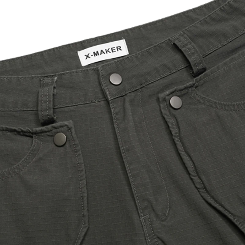 Американские высокие аркадные стильные сверхпрочные рабочие брюки с