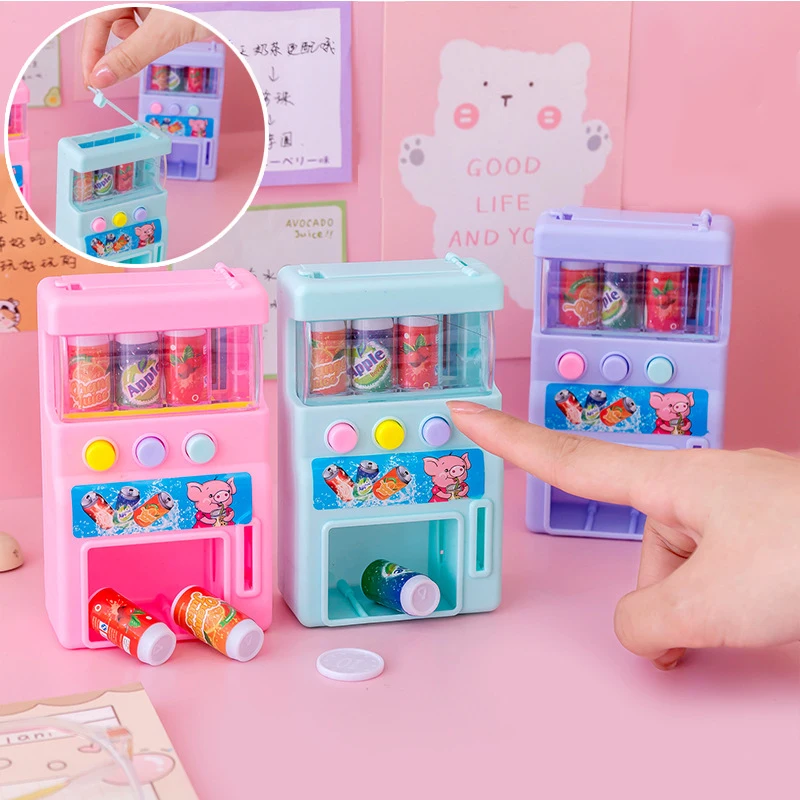 

Kids Simulated Drink Vending Machine With Coins Pretend Play Educational Toys Kids Games Birthday Gifts Kids Toys