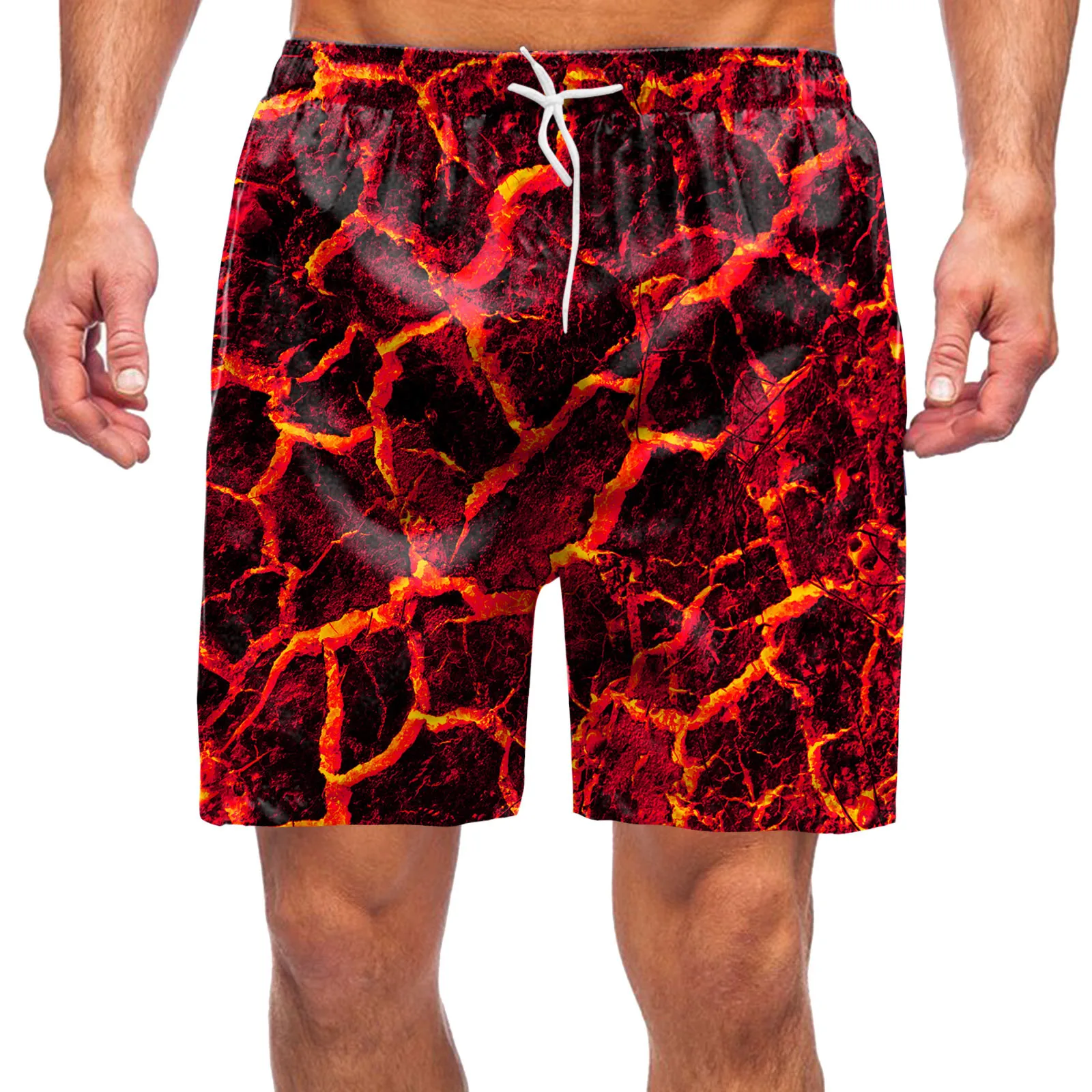 

Mens Swim Board Shorts Mens Spring Summer Casual Shorts Pants Printed Sports Beach Pants With Mesh Short Blue Board Shorts Dc