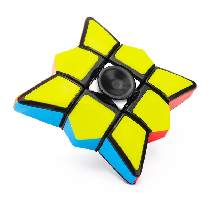 

Fingertip Gyro Cube Decompression Toy ABS Cube Gyro Puzzle Finger Gyro Adult Toy Spinner Candy Color Children Gift
