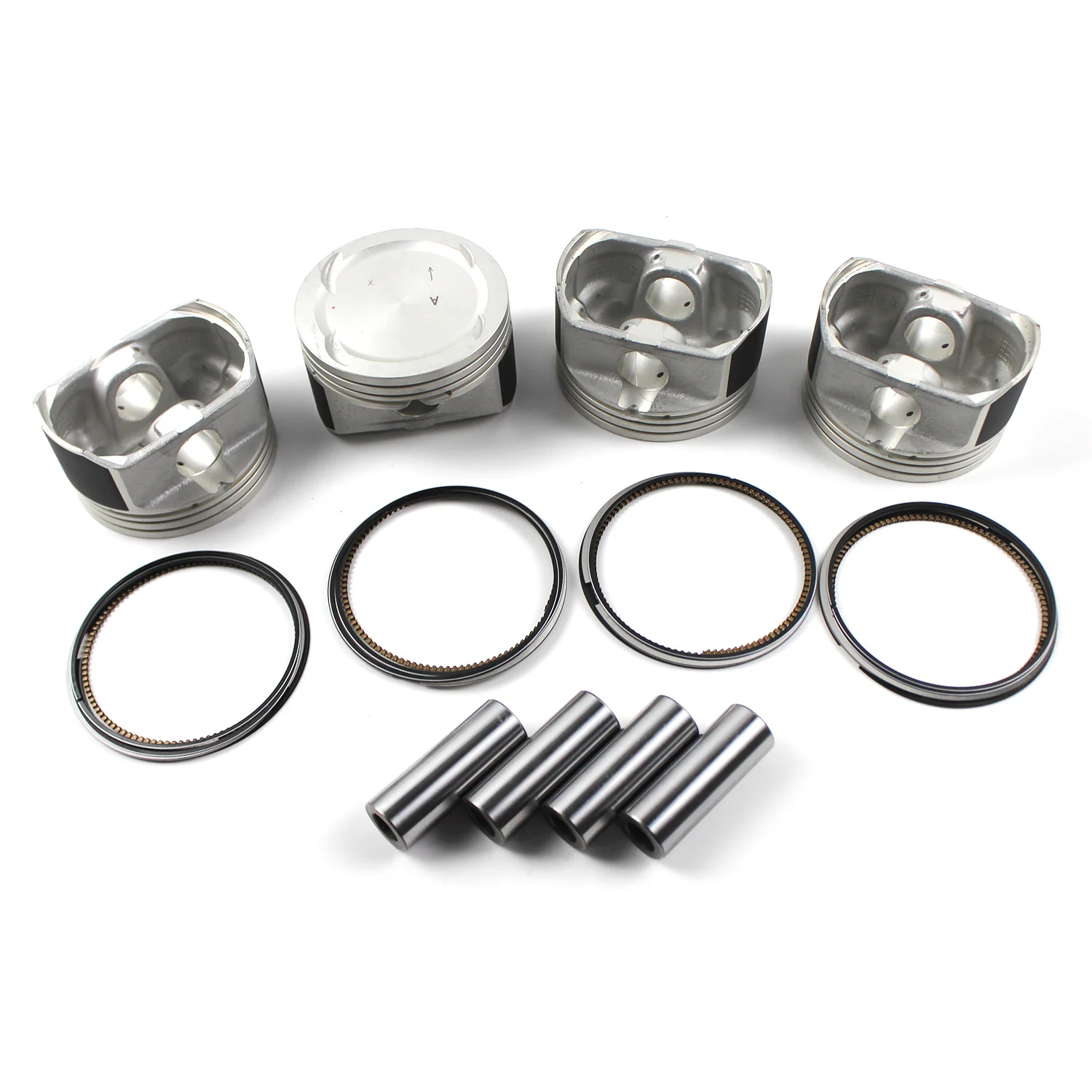 Фото 4 комплекта поршней и колец двигателя подходит для Hyundai Kia G4KC 2.4L 2004-2008 годов 23410-25211, запасные части для двигателя автомобиля, аксессуары №3