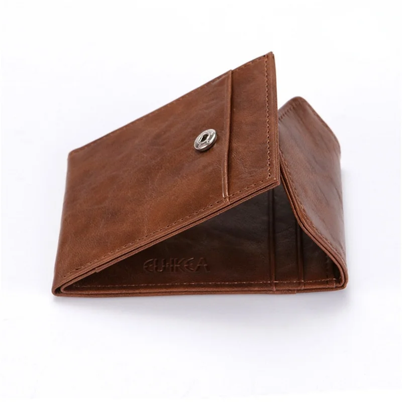 

Ультратонкий кожаный мини-кошелек для мужчин и женщин, тонкий бумажник для мелочи, кредитных карт, удостоверений личности